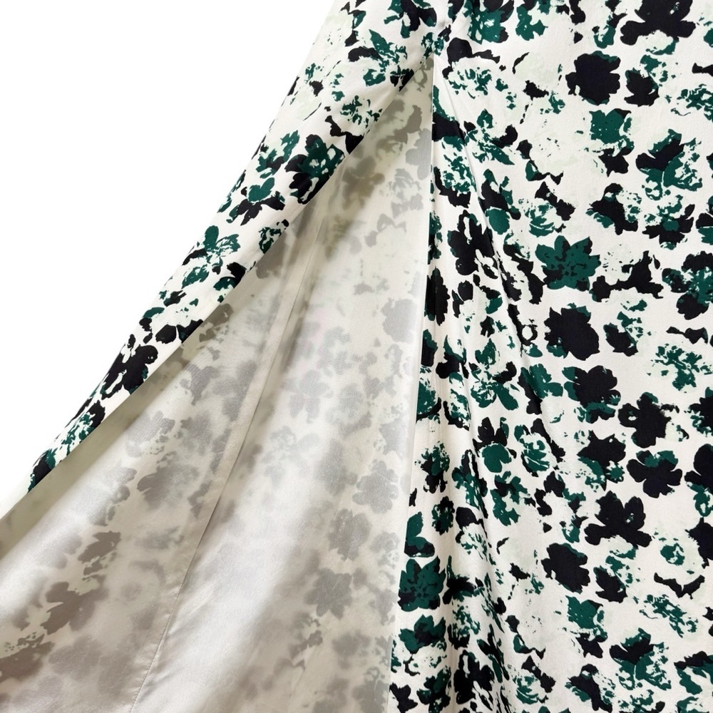 NWT Carmella Silk Floral Open Back Resort Vacation Women’s Maxi Dress Sz 2 - Picture 7 of 14